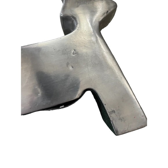 HOLIDAY COLLECTION 4 CRIMSON TAPER CANDLES WITH SHINY METALLIC REINDEER HOLDER - Picture 5 of 7